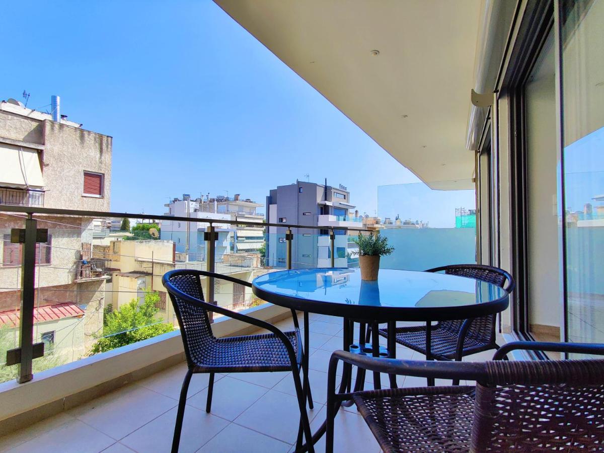 Wsd Luxury Bright 2Bd Apt With Sea View Balcony Atene Esterno foto