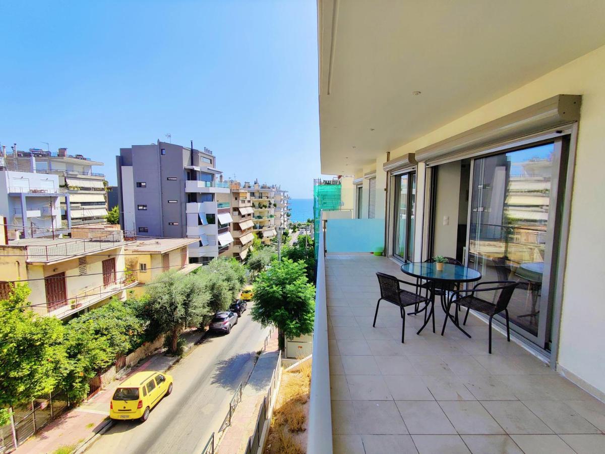 Wsd Luxury Bright 2Bd Apt With Sea View Balcony Atene Esterno foto